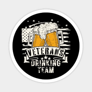 Veteran's Drinking Team Magnet